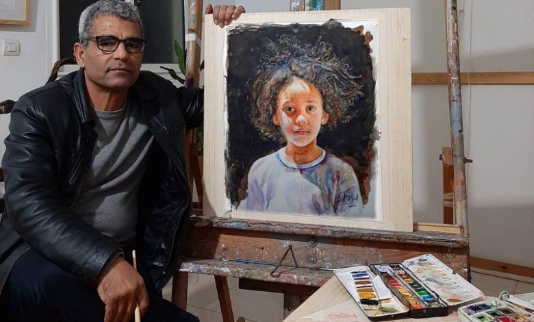 السالمي .. تشكيلي مغربي يرسم بورتريهات "الغير" بماء الحياة وعين ثالثة 1