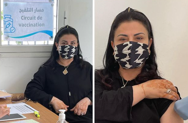 الفنانة لطيفة رأفت تكشف عن تفاصيل تلقيحها ضد كورونا 1